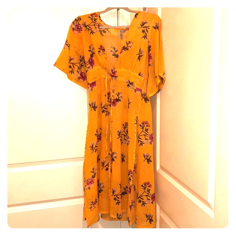 Yellow Floral Print